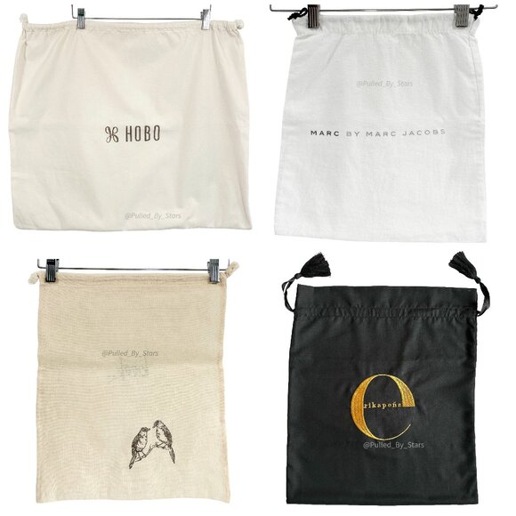 HOBO Handbags - Bundle of (4) Various Designer Dust Bags - Marc Jacobs, Erica Pena, Beek & HOBO